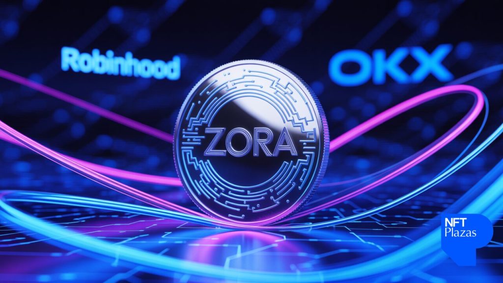 ZORA Doubles After Listing Robinhood and OKX logo