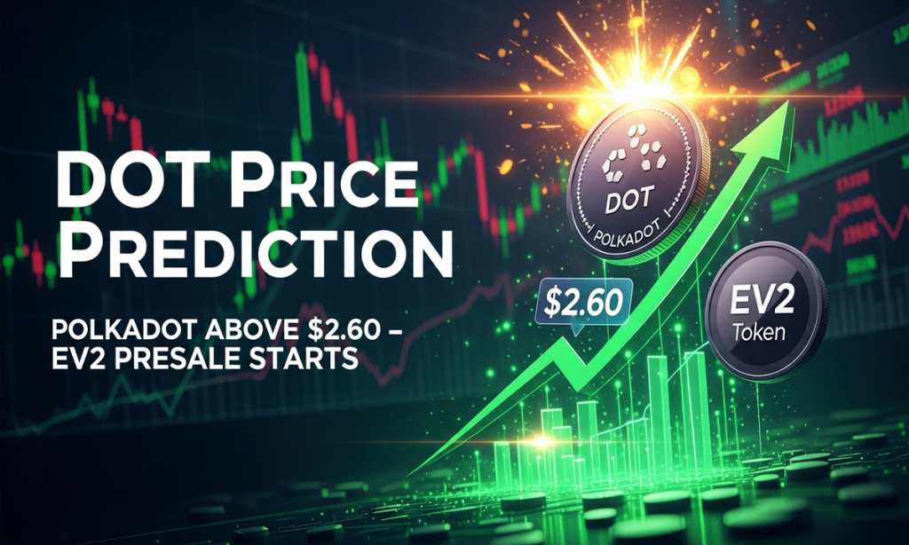 Polkadot Above $2.60, EV2 Presale Starts, Crypto Ticks Higher