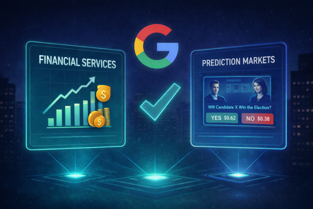 Google Officially Categorizes Prediction Markets as Finance, Not Gambling Google Officially Categorizes Prediction Markets as Finance, Not Gambling