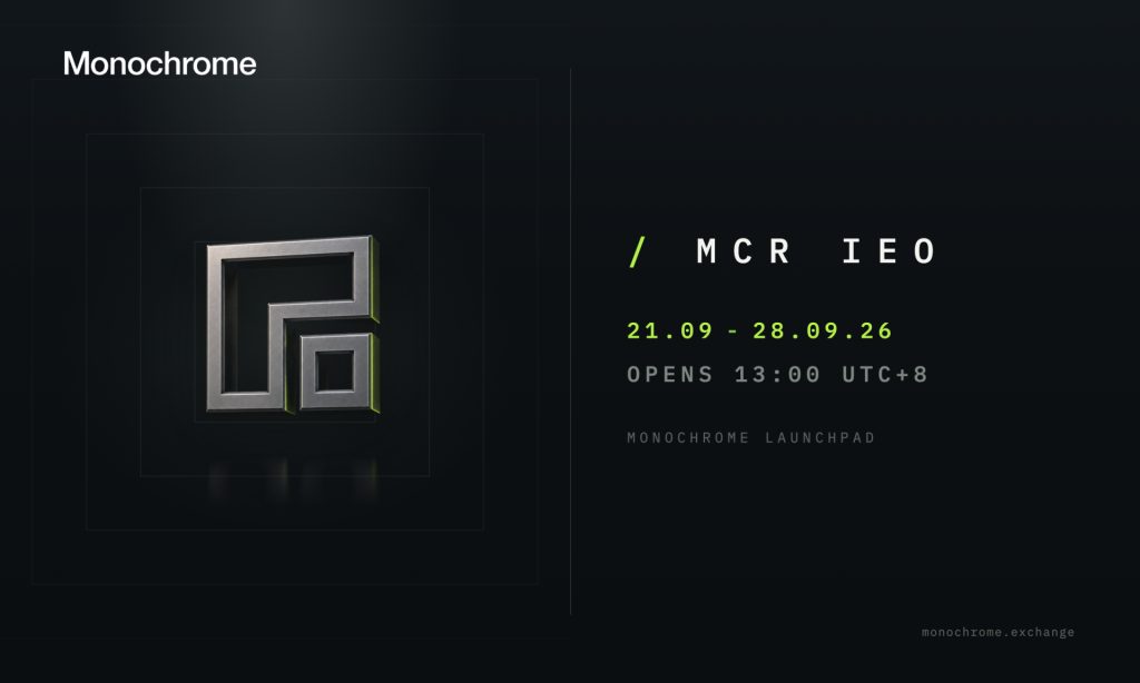 Multi-Asset Trading Venue Monochrome Exchange Announces IEO of Its Native Token, $MCR Multi-Asset Trading Venue Monochrome Exchange Announces IEO of Its Native Token, $MCR